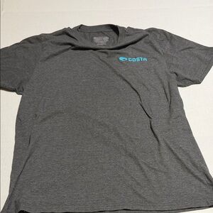 Costa Charcoal Gray Men's Tee